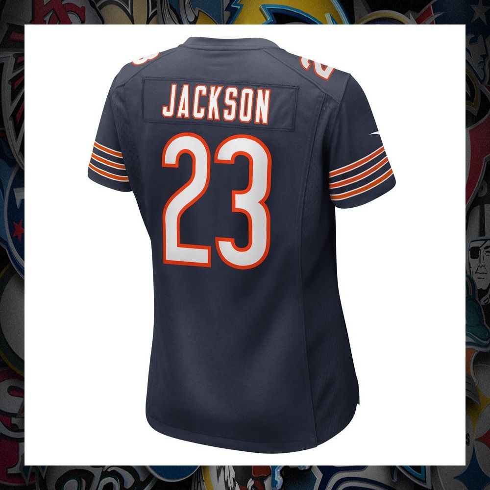 Lamar Jackson Chicago Bears Navy Football Jersey 7 Lamar Jackson Chicago Bears Navy Football Jersey word2