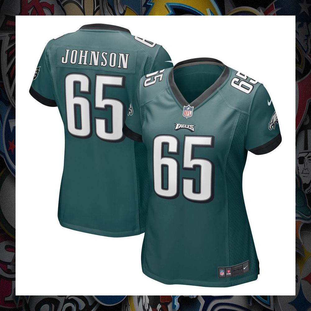 Lane Johnson Philadelphia Eagles Midnight Green Football Jersey 8 Lane Johnson Philadelphia Eagles Midnight Green Football Jersey word1