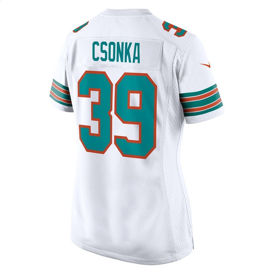 Larry Csonka Miami Dolphins Retired White Football Jersey 3 Larry Csonka Miami Dolphins Retired White Football Jersey word1