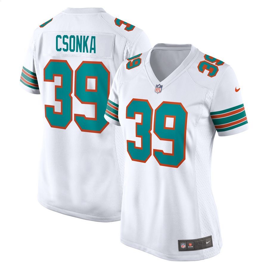 Larry Csonka Miami Dolphins Retired White Football Jersey 4 Larry Csonka Miami Dolphins Retired White Football Jersey word1