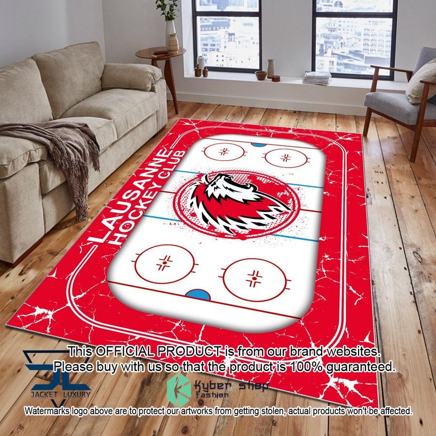 Lausanne Hockey Club Carpet Rug
