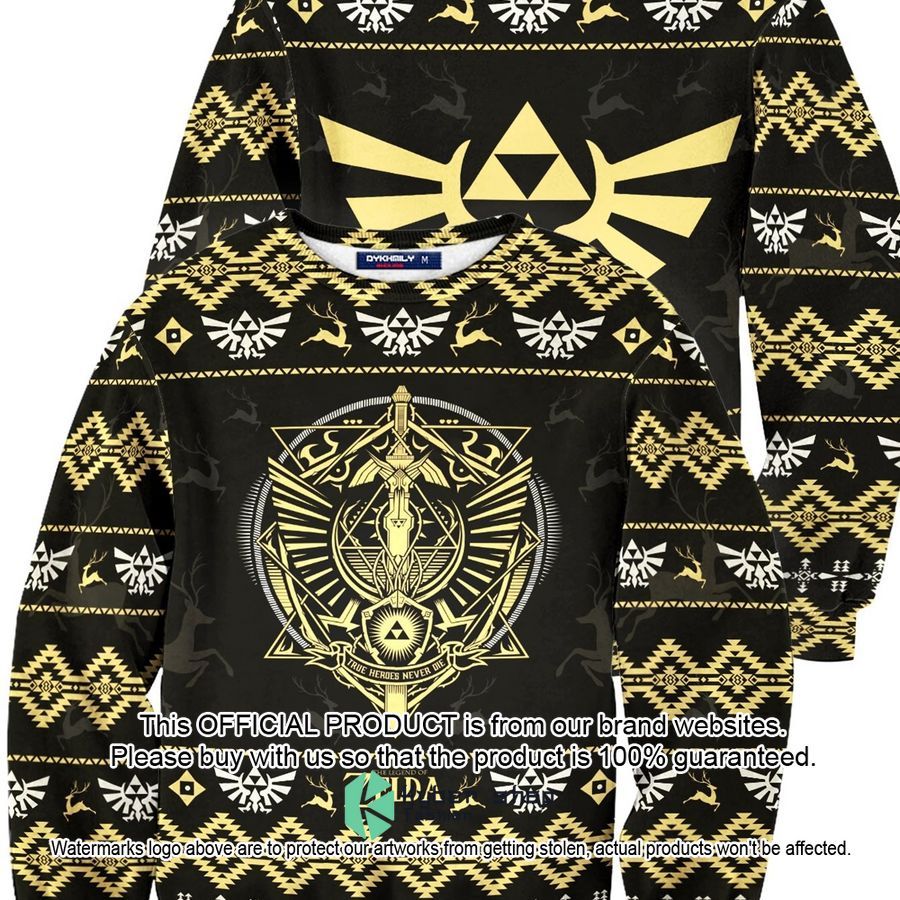 Legend of Zelda Master Sword Christmas Sweater