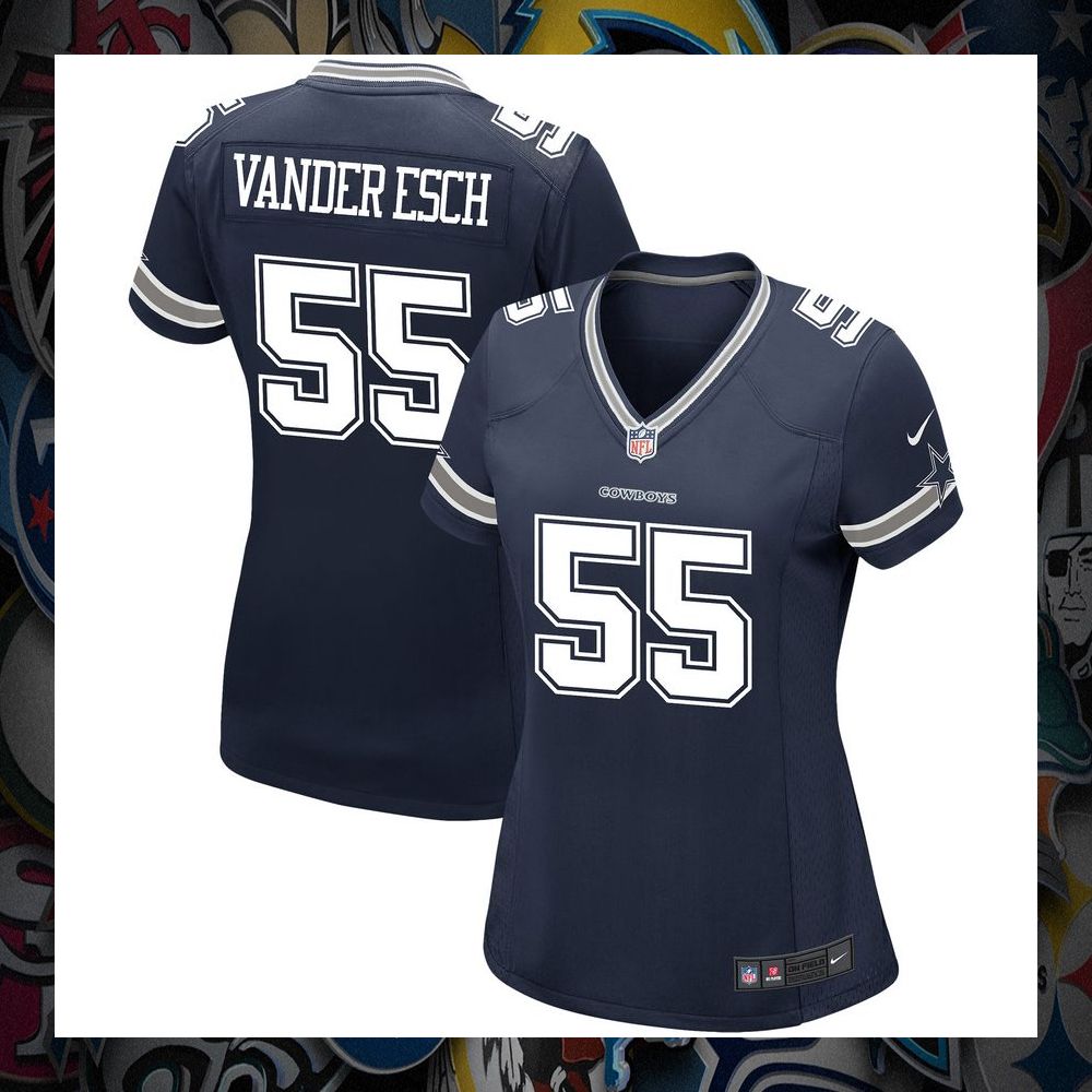 Leighton Vander Esch Dallas Cowboys Navy Football Jersey 54 Leighton Vander Esch Dallas Cowboys Navy Football Jersey word2