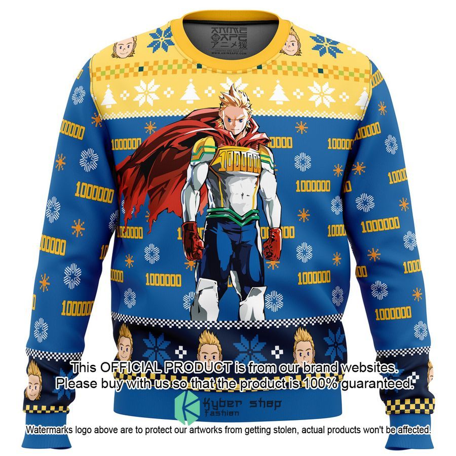 Lemillion Christmas My Hero Academia Ugly Christmas Sweater word3