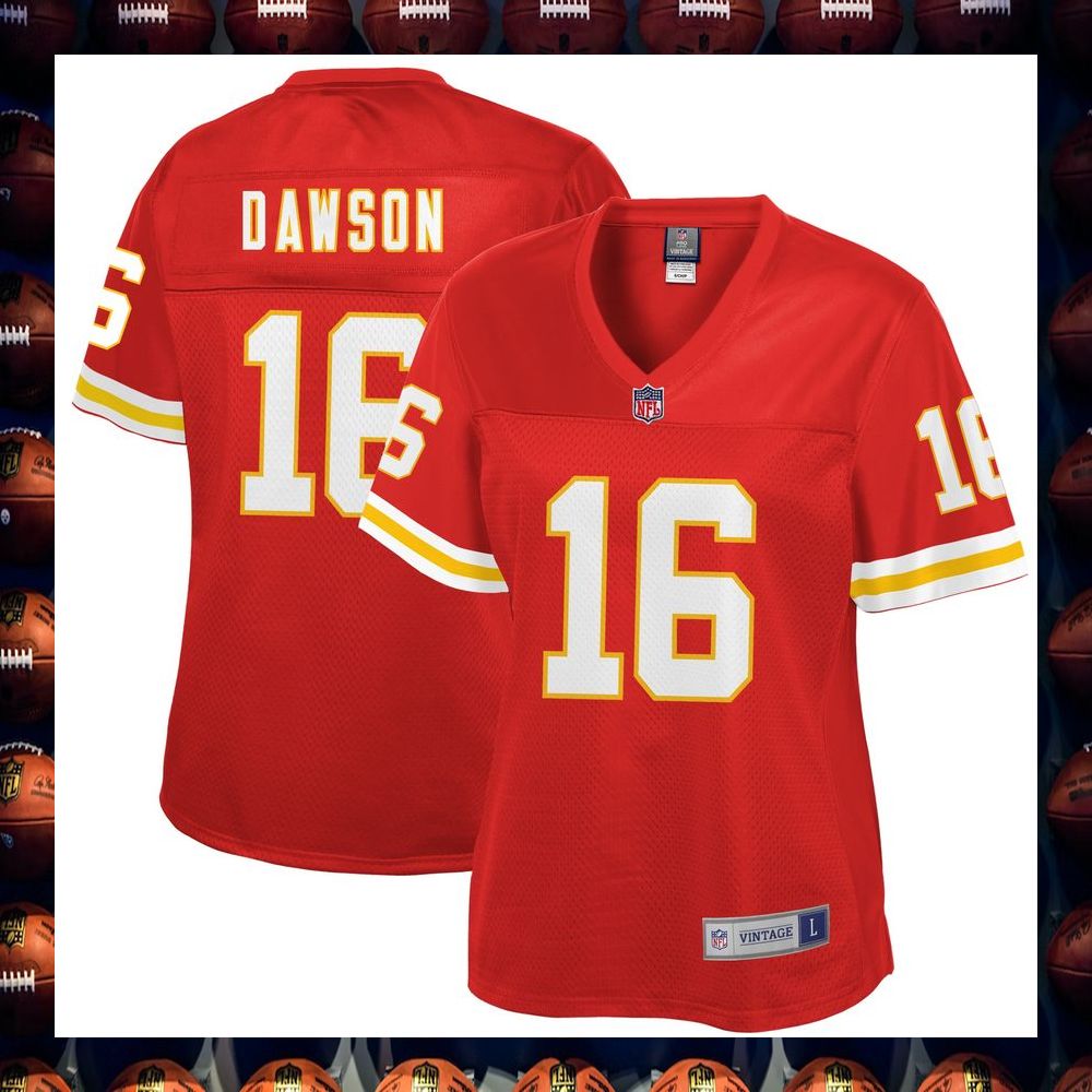 Len Dawson Kansas City Chiefs NFL Pro Line Women's Retired Red Football Jersey 4 Len Dawson Kansas City Chiefs NFL Pro Line Women's Retired Red Football Jersey word2