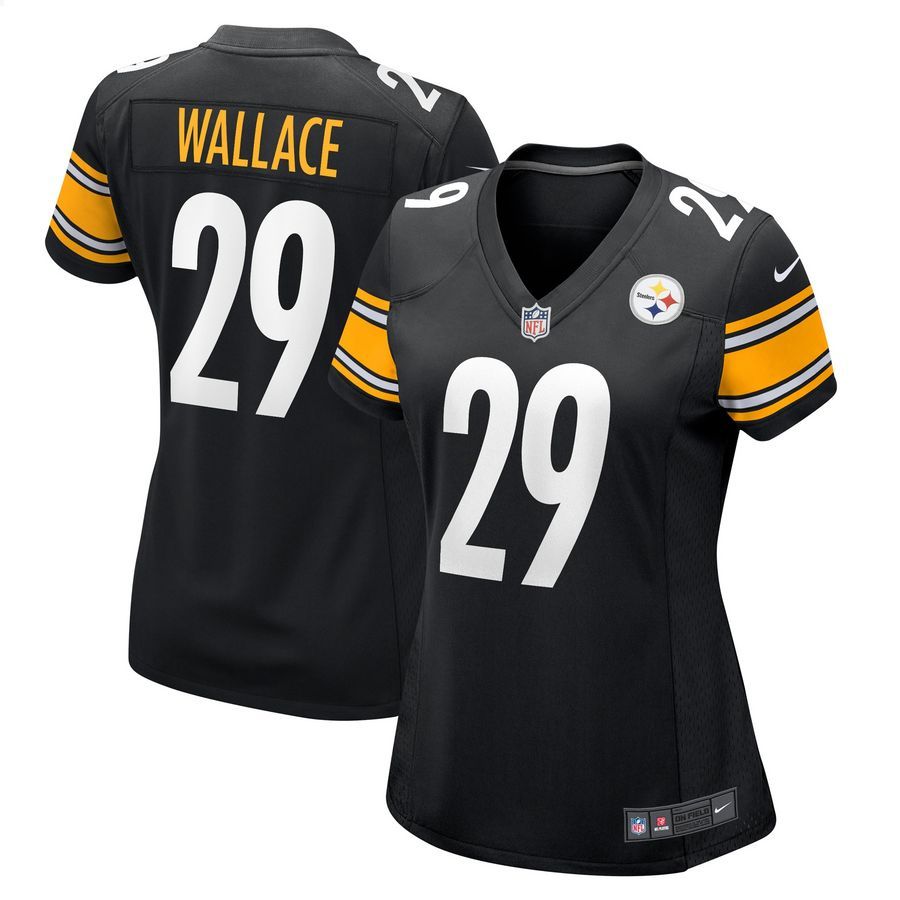 Levi Wallace Pittsburgh Steelers Black Football Jersey