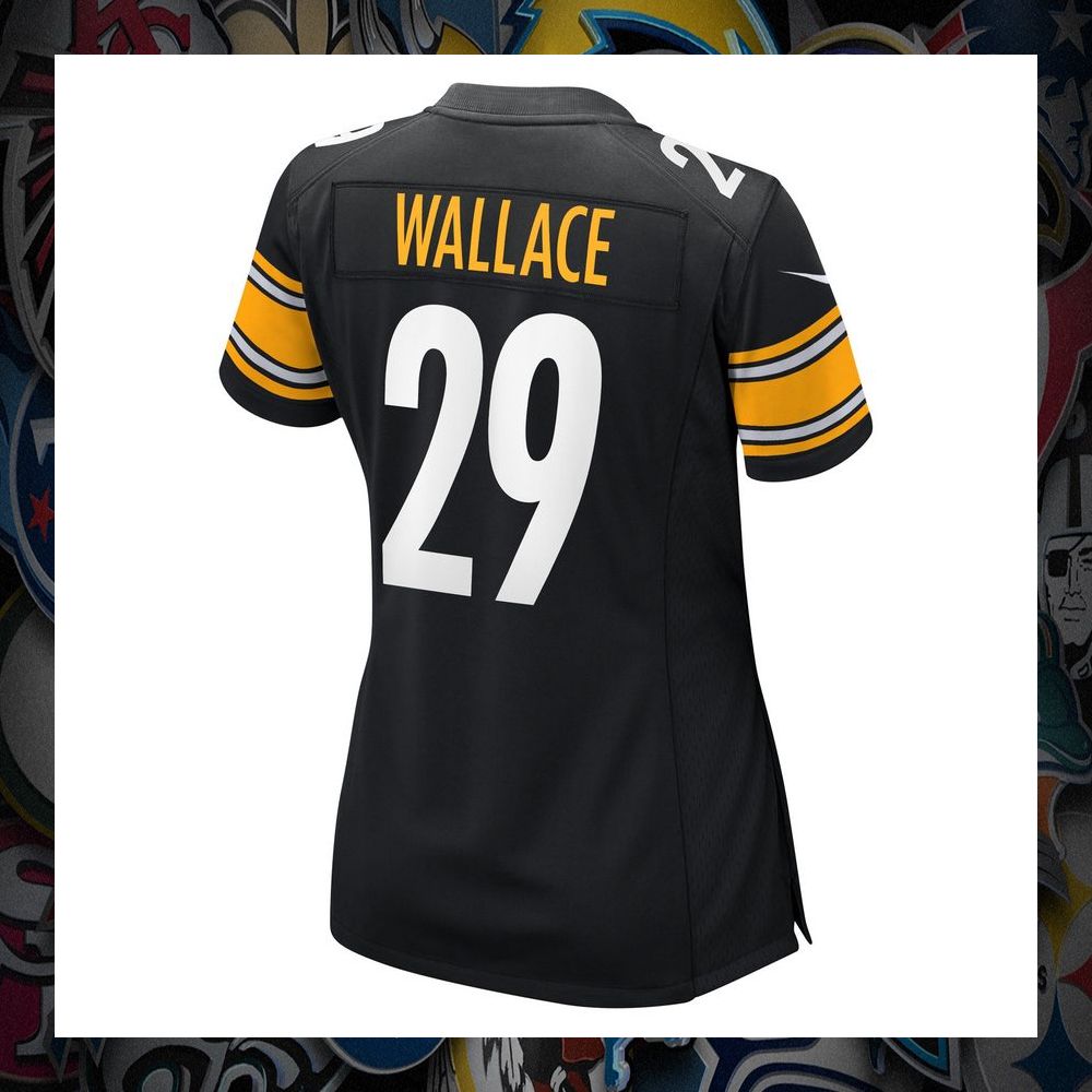 Levi Wallace Pittsburgh Steelers Black Football Jersey 7 Levi Wallace Pittsburgh Steelers Black Football Jersey word3