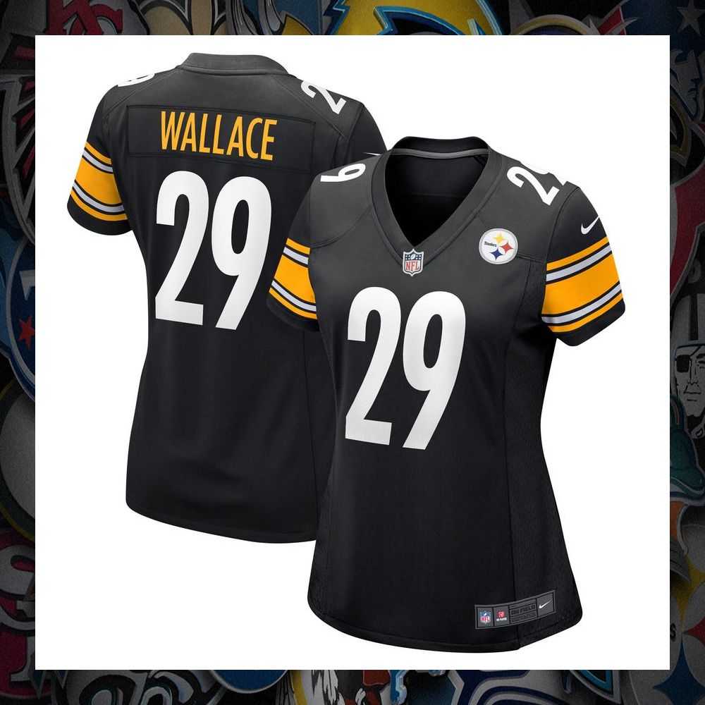 Levi Wallace Pittsburgh Steelers Black Football Jersey 8 Levi Wallace Pittsburgh Steelers Black Football Jersey word3