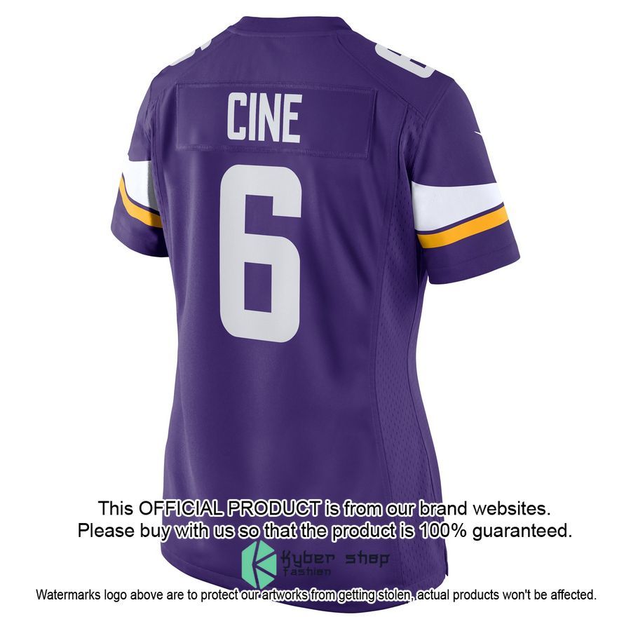 Lewis Cine Minnesota Vikings Women's Purple Football Jersey 3 Lewis Cine Minnesota Vikings Women's Purple Football Jersey word1