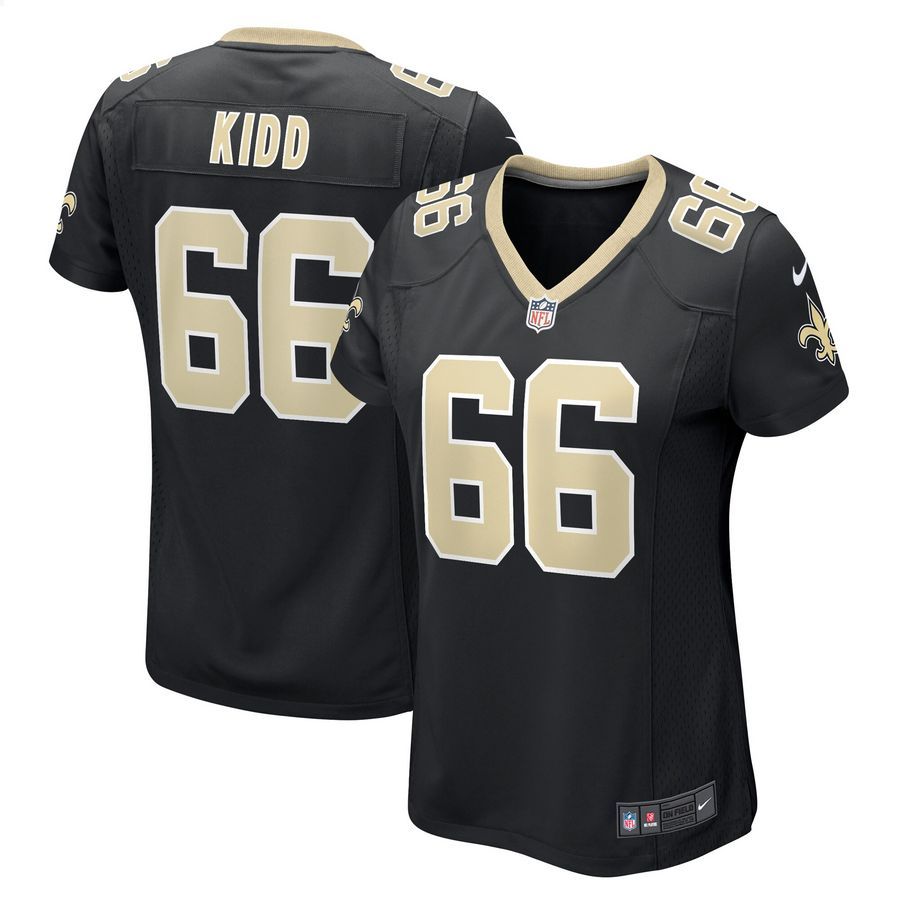Lewis Kidd New Orleans Saints Black Football Jersey
