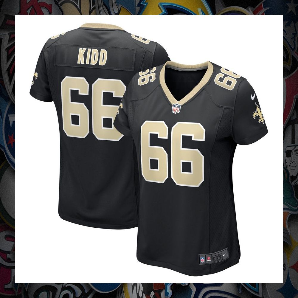 Lewis Kidd New Orleans Saints Black Football Jersey 5 Lewis Kidd New Orleans Saints Black Football Jersey word2