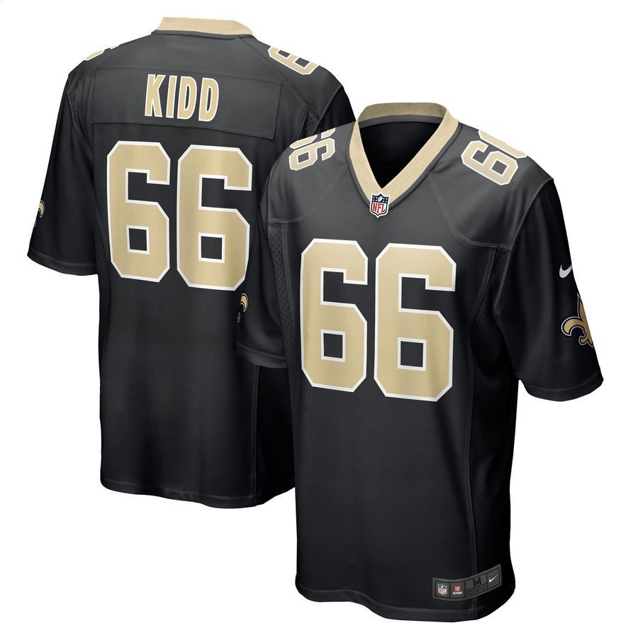 Lewis Kidd New Orleans Saints Black Football Jersey