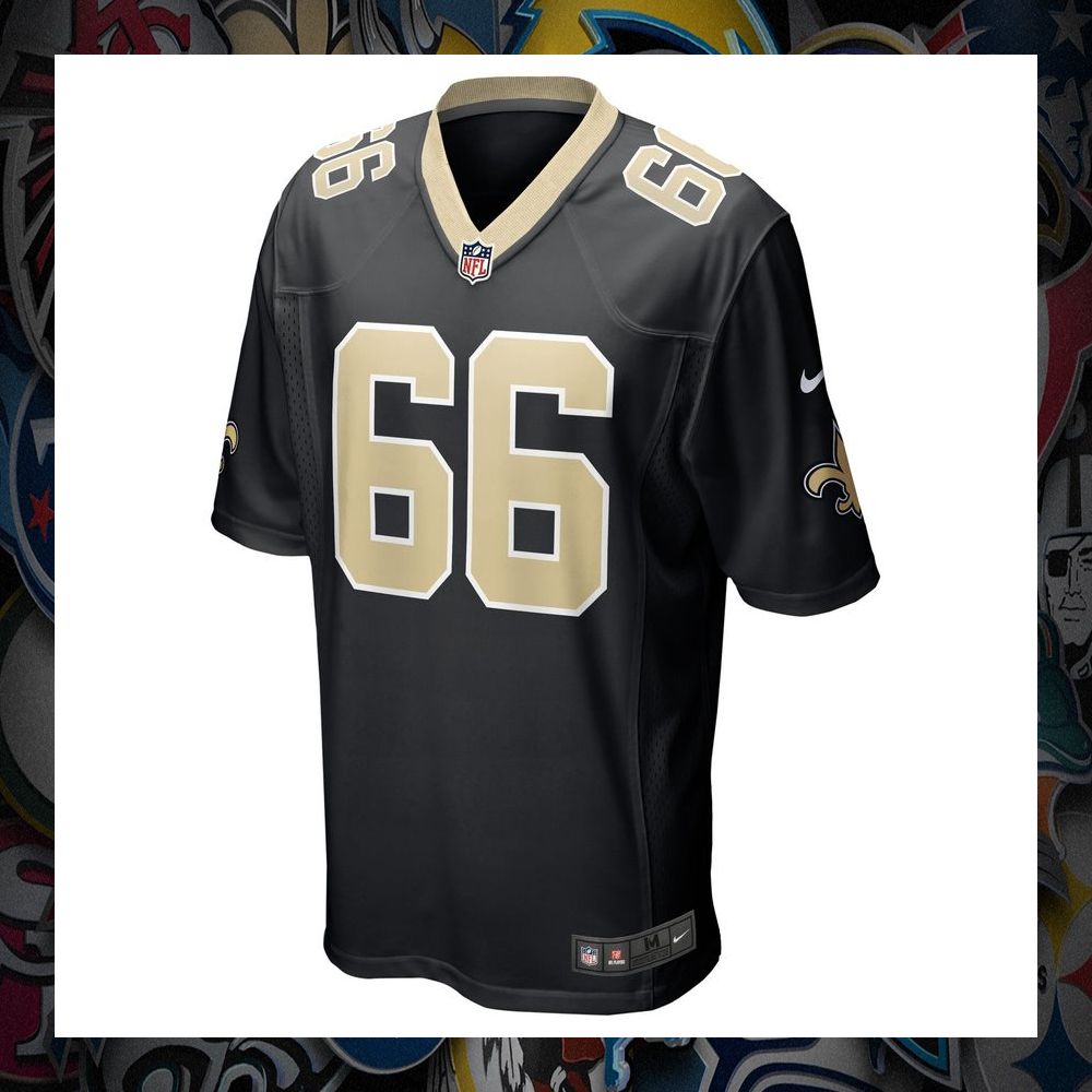 Lewis Kidd New Orleans Saints Black Football Jersey 6 Lewis Kidd New Orleans Saints Black Football Jersey word2