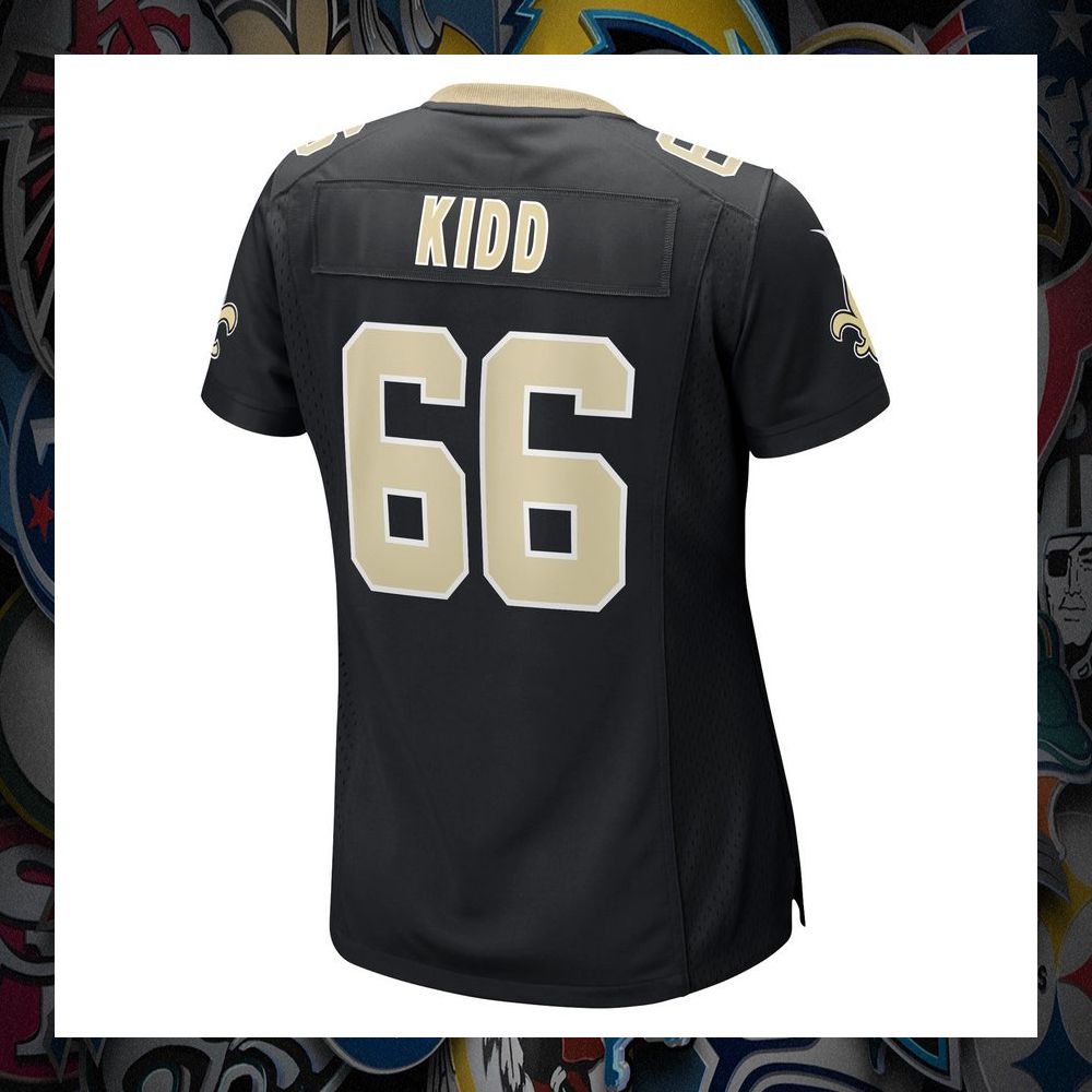 Lewis Kidd New Orleans Saints Black Football Jersey 7 Lewis Kidd New Orleans Saints Black Football Jersey word2