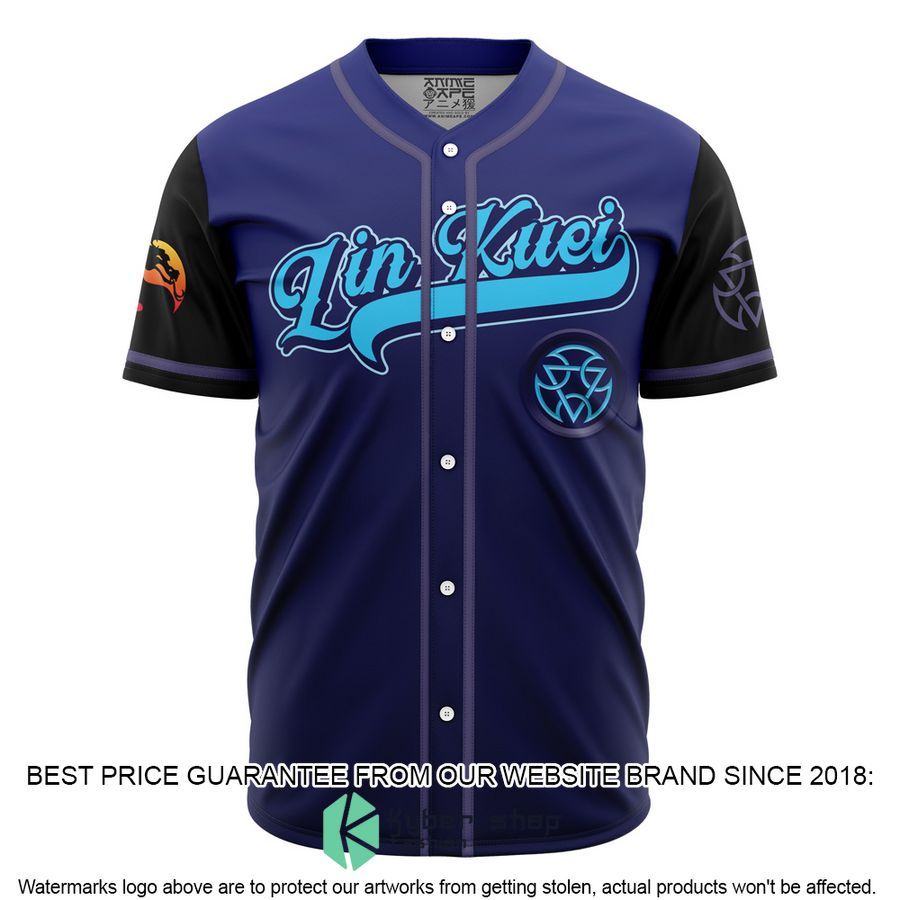 Lin Kuei Sub Zero Mortal Kombat Baseball Jersey