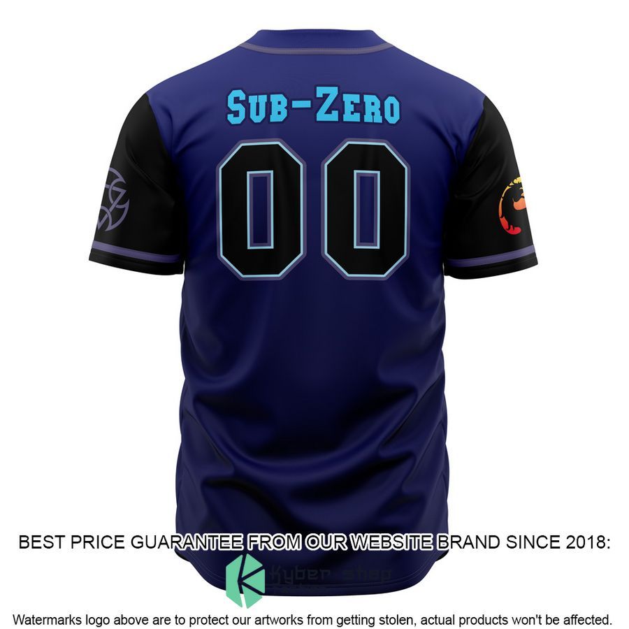 Lin Kuei Sub Zero Mortal Kombat Baseball Jersey 3 Lin Kuei Sub Zero Mortal Kombat Baseball Jersey word1