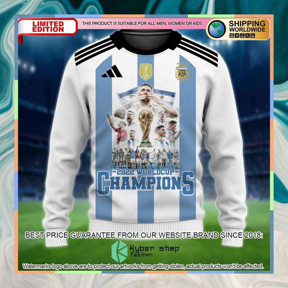 Lionel Messi Argentina 2022 World Cup Champions Shirt, Hoodie 5 Lionel Messi Argentina 2022 World Cup Champions Shirt, Hoodie word3