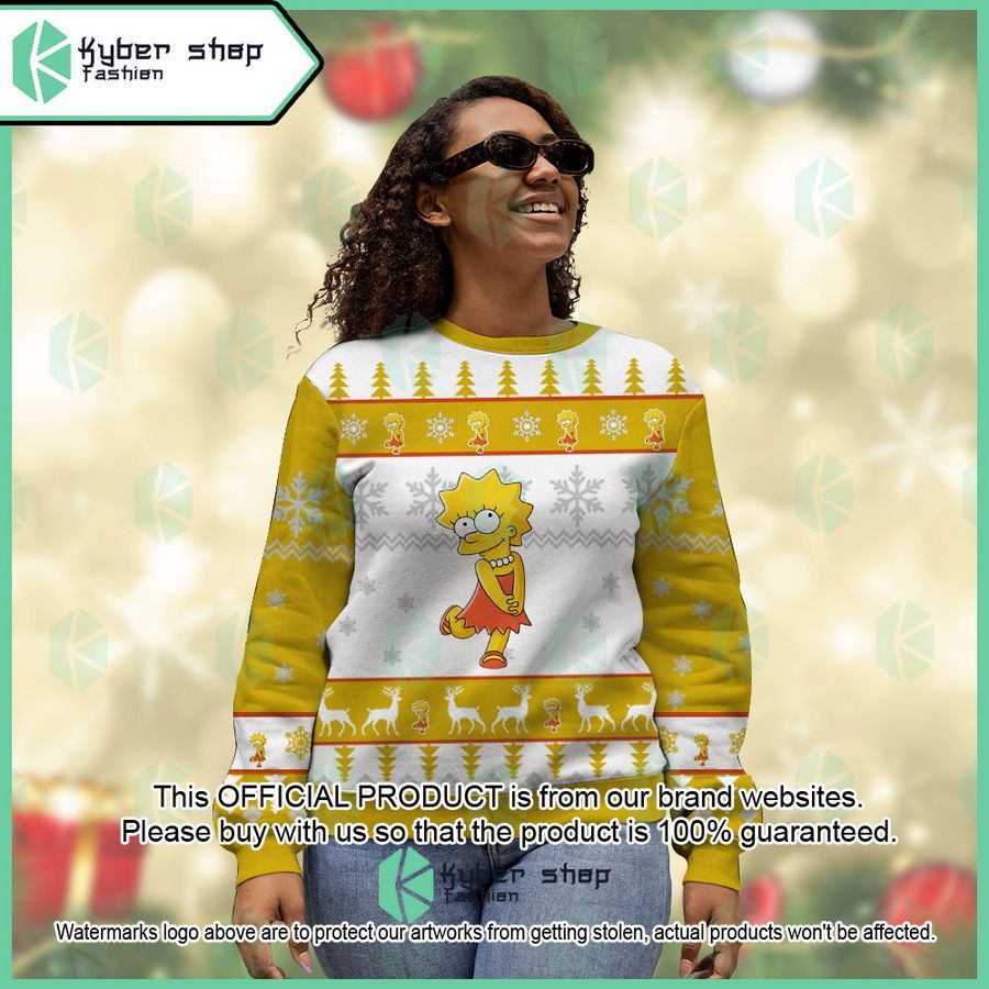 Lisa Simpson The Simpsons Ugly Sweater 4 Lisa Simpson The Simpsons Ugly Sweater word3