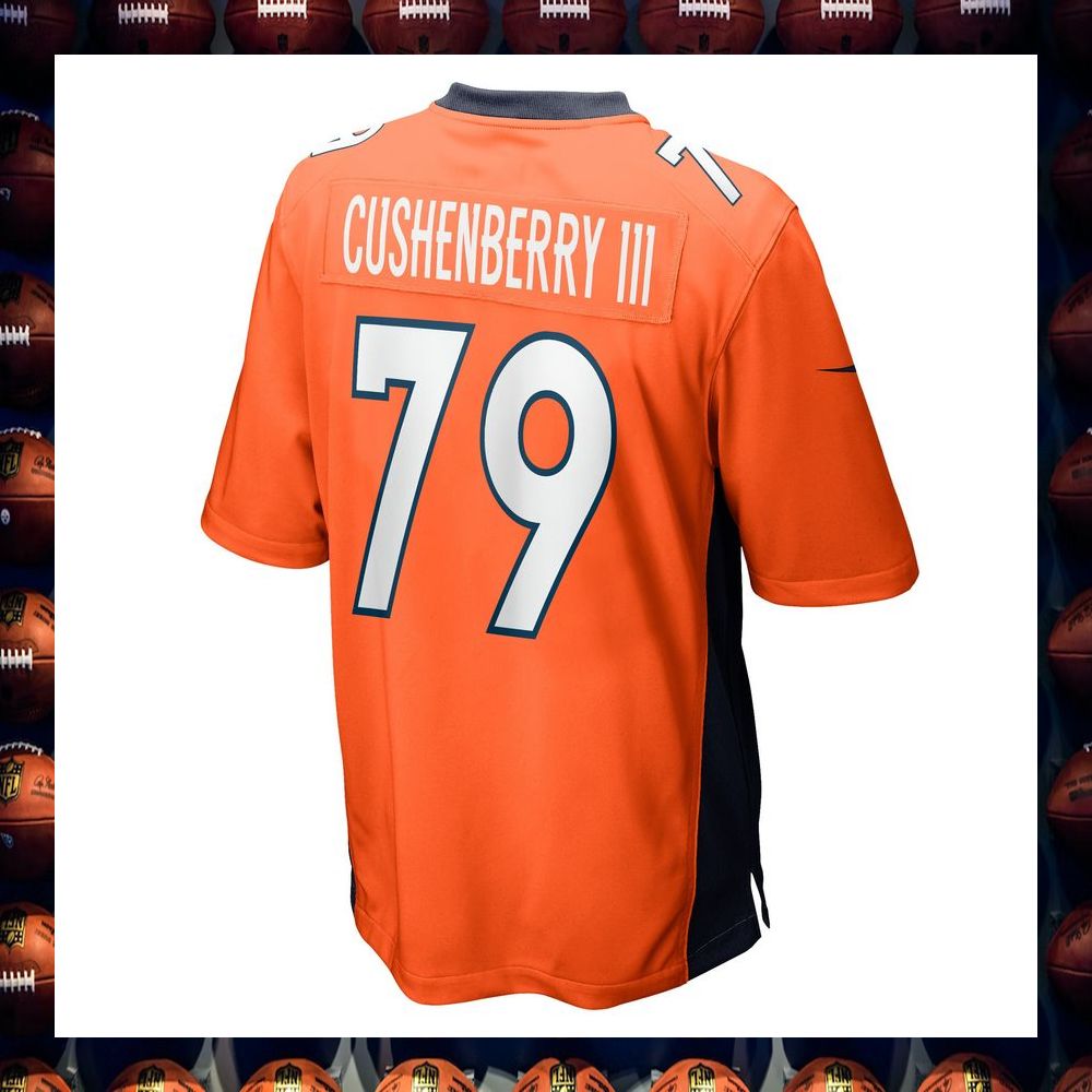 Lloyd Cushenberry III Denver Broncos Orange Football Jersey 3 Lloyd Cushenberry III Denver Broncos Orange Football Jersey word1