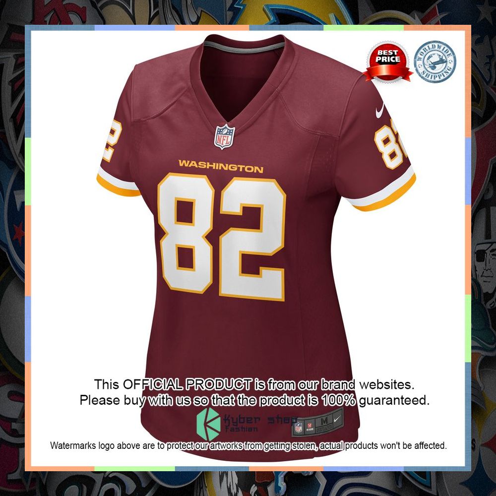 Logan Thomas Washington Football Team Women's Burgundy Football Jersey 6 Logan Thomas Washington Football Team Women's Burgundy Football Jersey word2