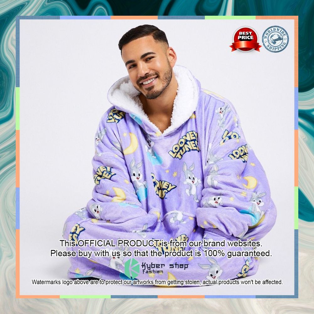 Looney Tunes Bugs Bunny Oodie Blanket Hoodie 9 Looney Tunes Bugs Bunny Oodie Blanket Hoodie word2