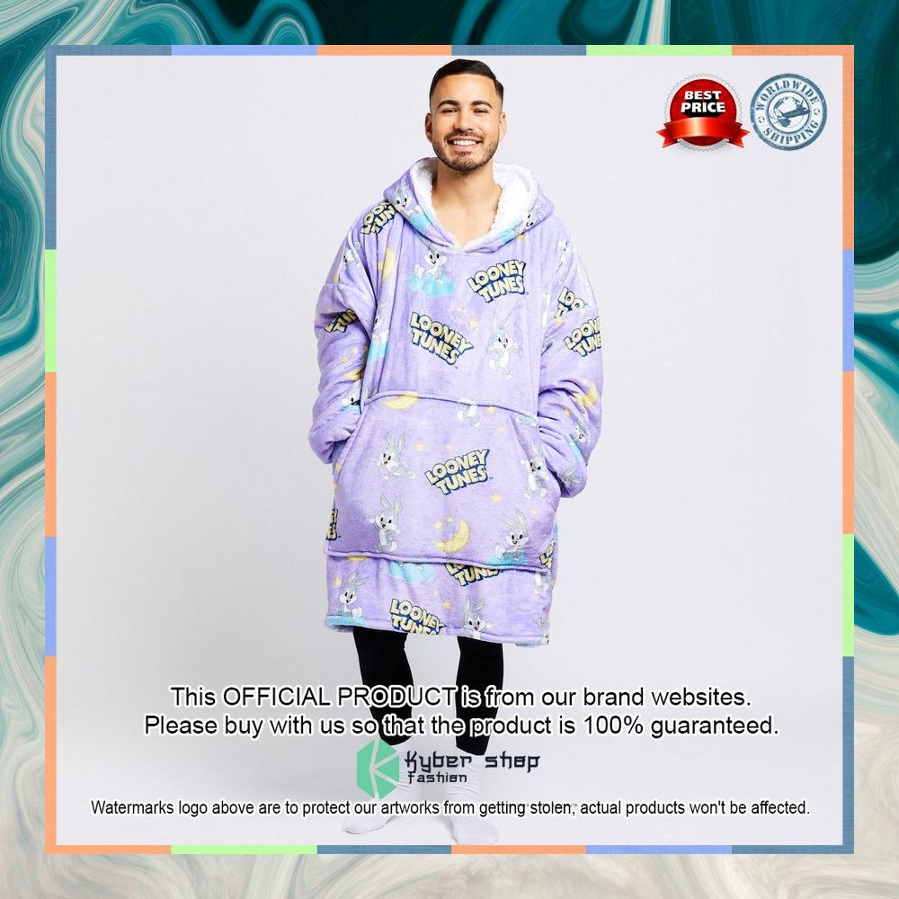 Looney Tunes Bugs Bunny Oodie Blanket Hoodie 11 Looney Tunes Bugs Bunny Oodie Blanket Hoodie word2