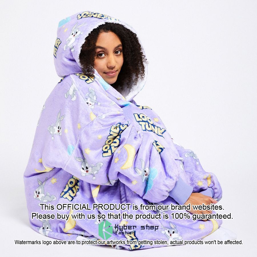 Looney Tunes Bugs Bunny Oodie Blanket Hoodie 7 Looney Tunes Bugs Bunny Oodie Blanket Hoodie word2