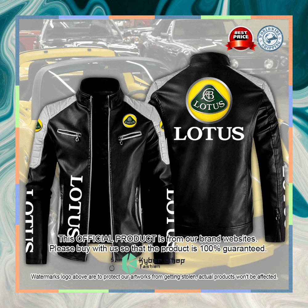 Lotus Motor Block Leather Jacket 4 Lotus Motor Block Leather Jacket word1