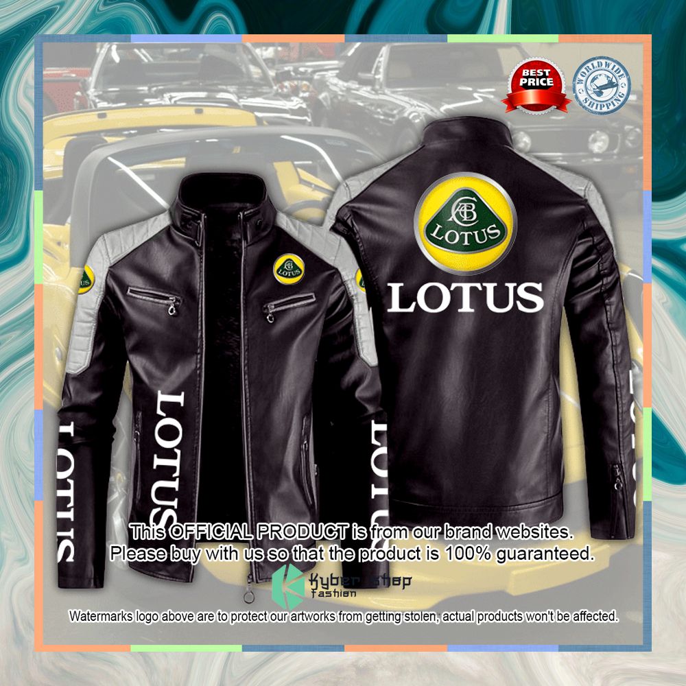 Lotus Motor Block Leather Jacket 6 Lotus Motor Block Leather Jacket word1