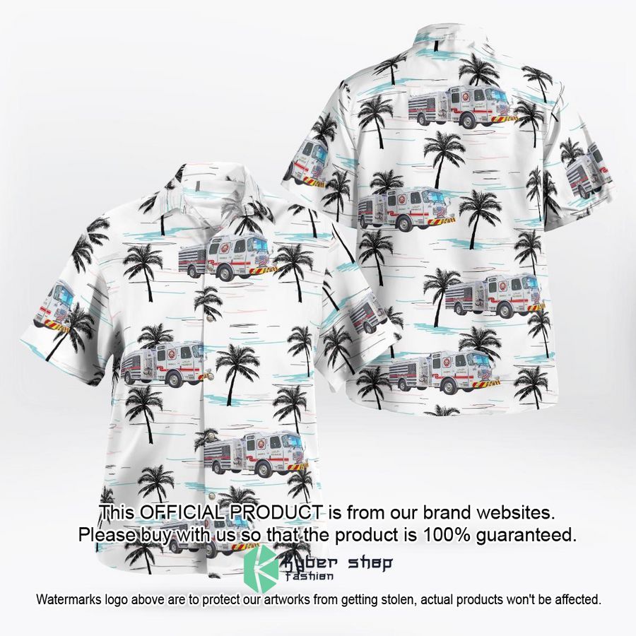 Loxley Alabama Loxley Volunteer Fire Department Hawaiian Shirt