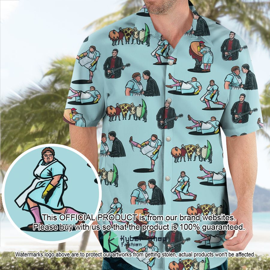 Lunch Lady Land Saturday Night Live Hawaiian Shirt word1