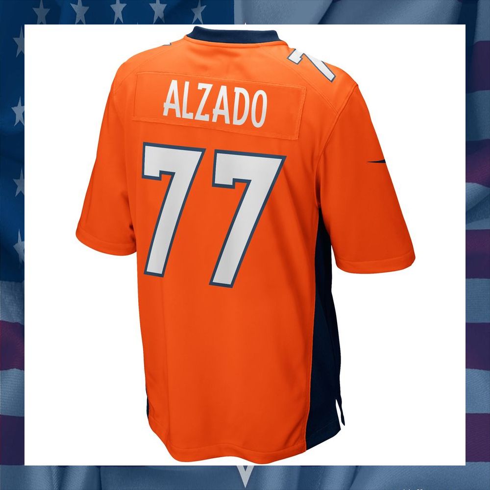 Lyle Alzado Denver Broncos Football Retired Orange Football Jersey 7 Lyle Alzado Denver Broncos Football Retired Orange Football Jersey word1