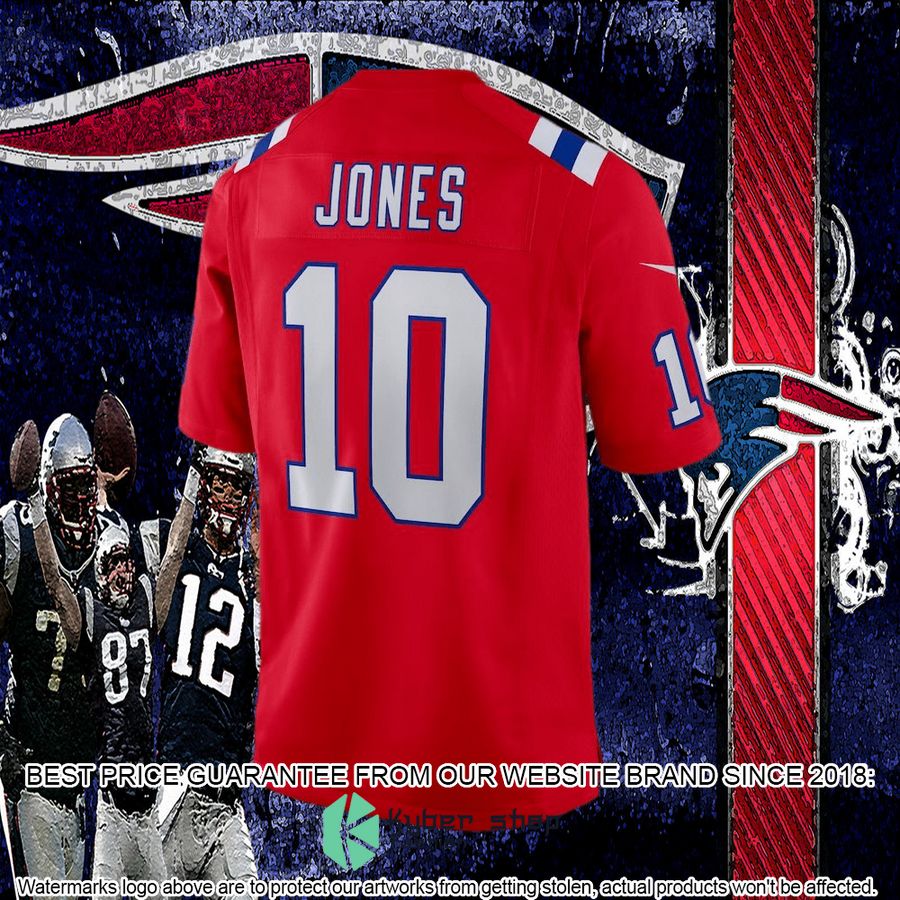 Mac Jones New England Patriots Player Navy Football Jersey 3 Mac Jones New England Patriots Player Navy Football Jersey word3