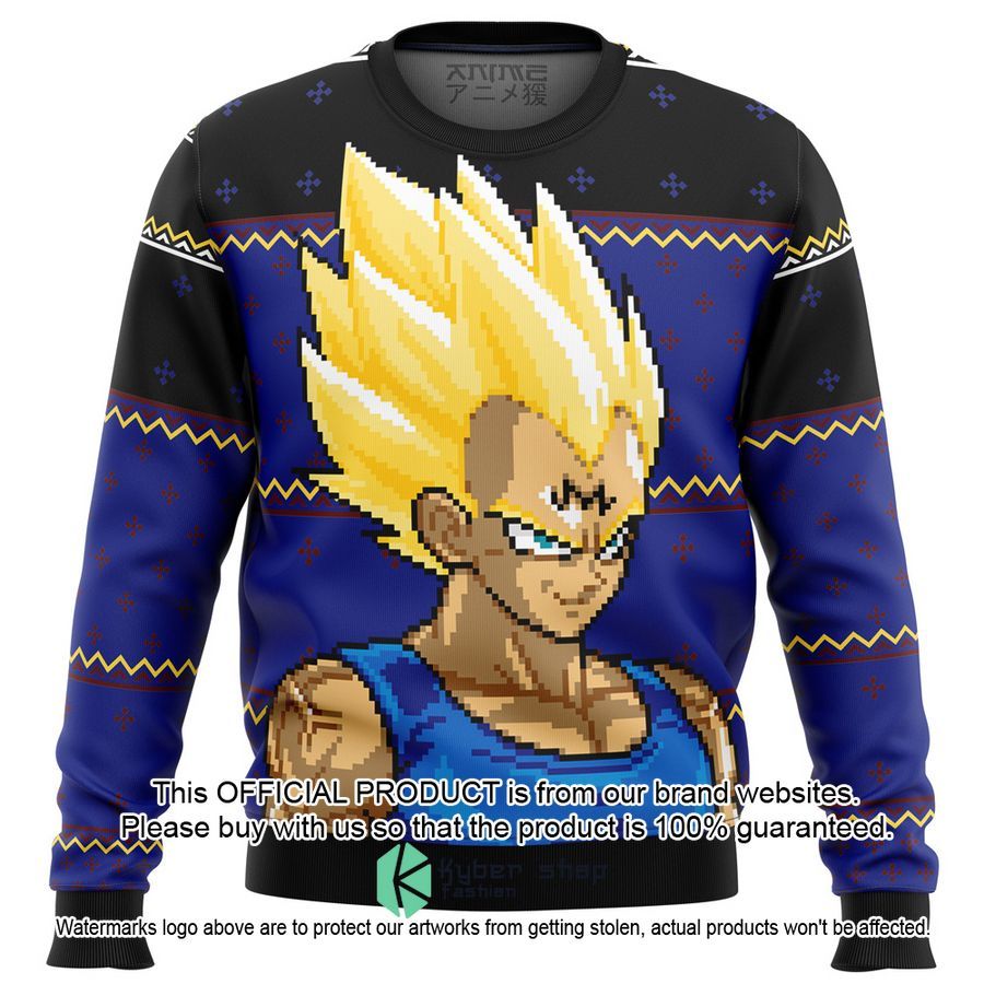 Majin Vegeta dbz Ugly Christmas Sweater