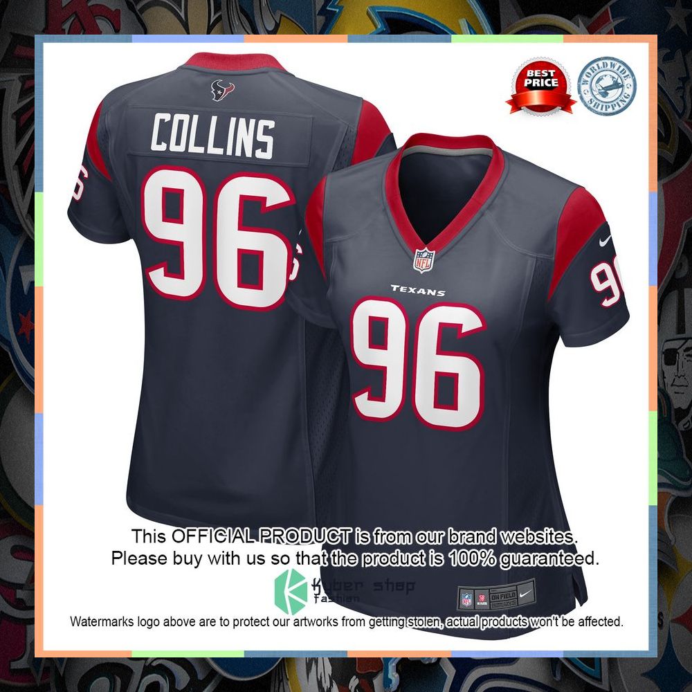 Maliek Collins Houston Texans Navy Football Jersey 5 Maliek Collins Houston Texans Navy Football Jersey word3