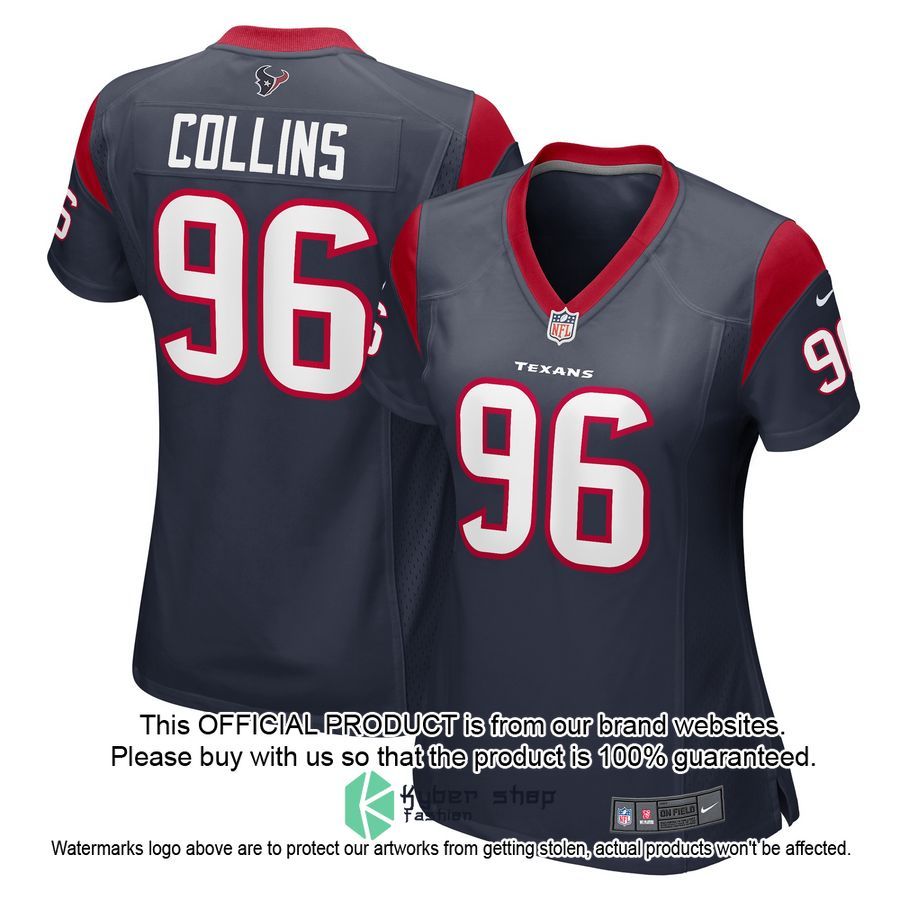 Maliek Collins Houston Texans Navy Football Jersey 4 Maliek Collins Houston Texans Navy Football Jersey word3