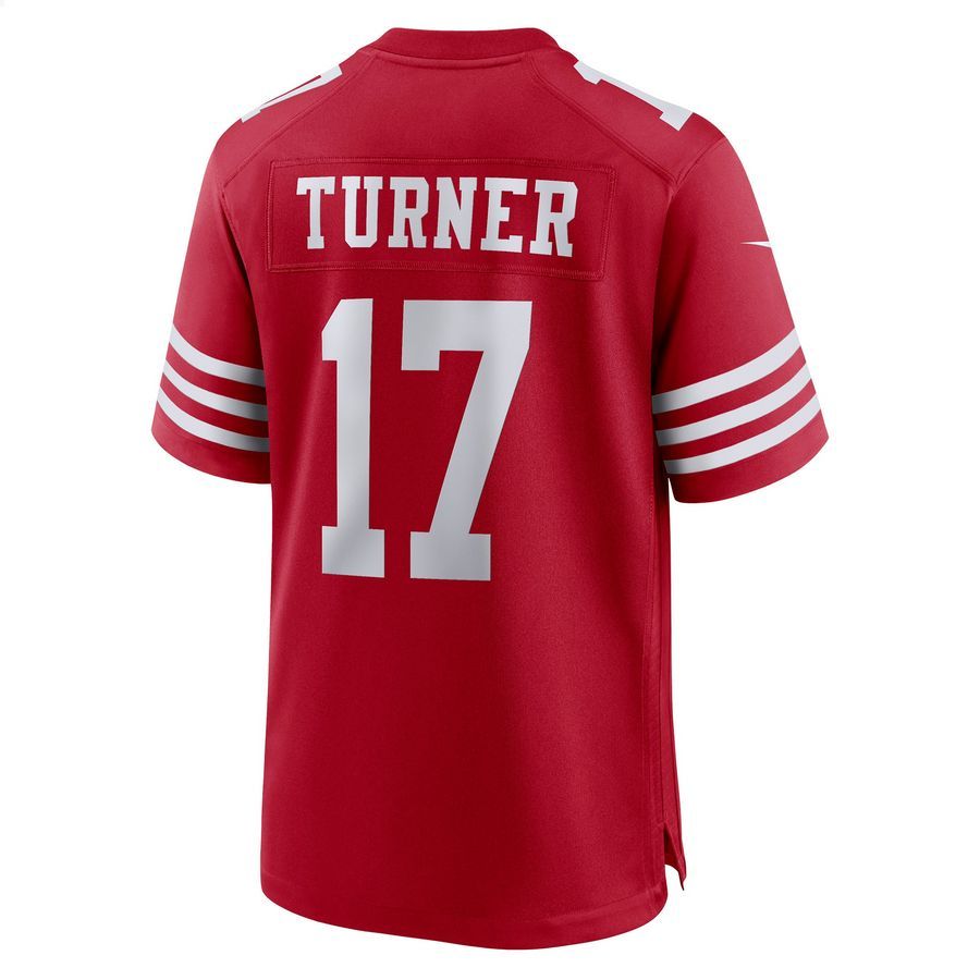 Malik Turner San Francisco 49ers Scarlet Football Jersey 3 Malik Turner San Francisco 49ers Scarlet Football Jersey word2