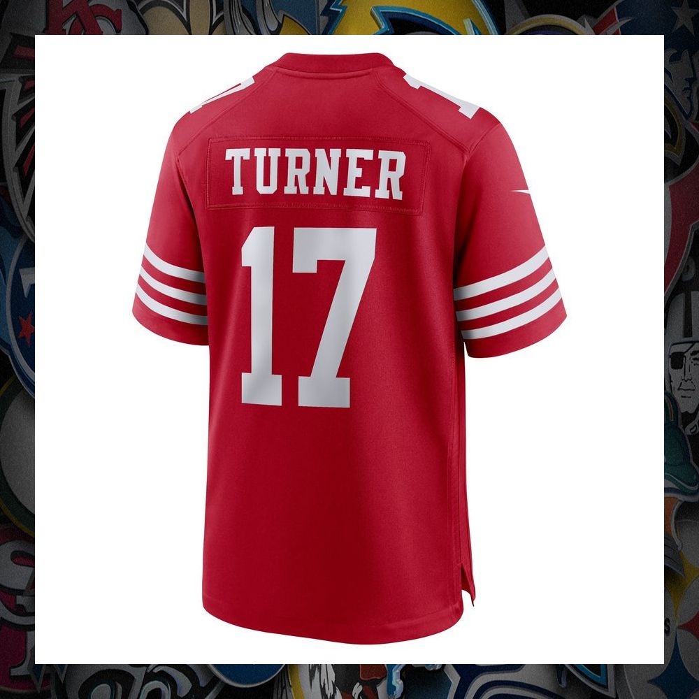 Malik Turner San Francisco 49ers Scarlet Football Jersey 7 Malik Turner San Francisco 49ers Scarlet Football Jersey word2