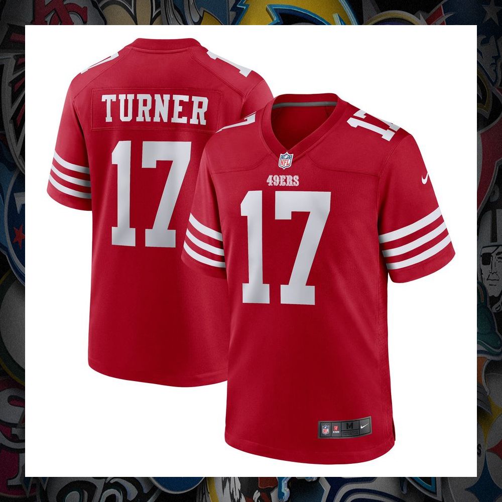 Malik Turner San Francisco 49ers Scarlet Football Jersey 8 Malik Turner San Francisco 49ers Scarlet Football Jersey word2