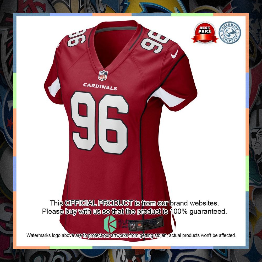 Manny Jones Arizona Cardinals Women's Cardinal Football Jersey 6 Manny Jones Arizona Cardinals Women's Cardinal Football Jersey word2
