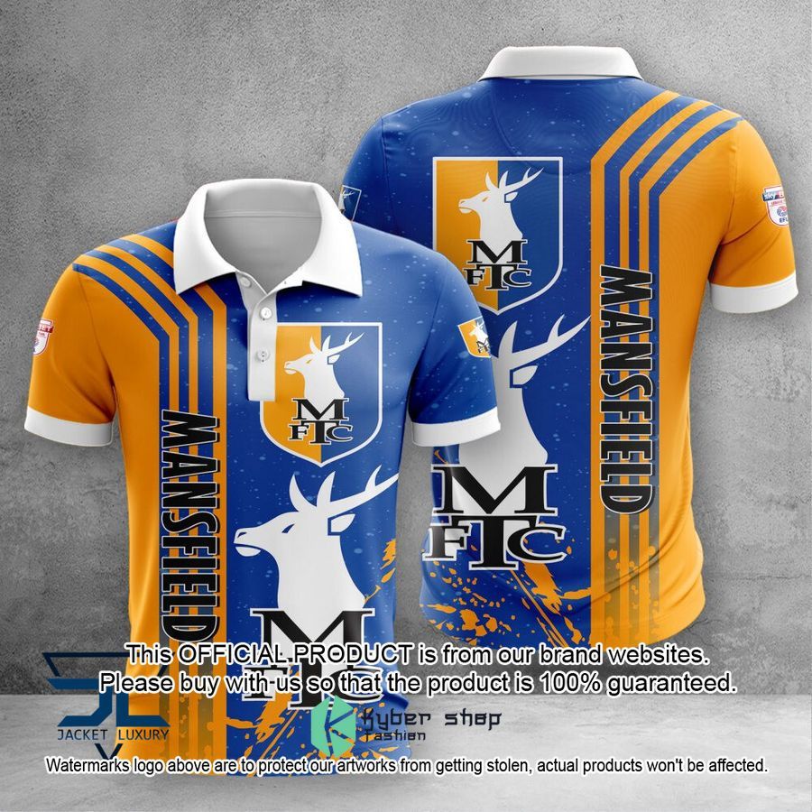 Mansfield Town Polo Shirt, Baseball Jersey
