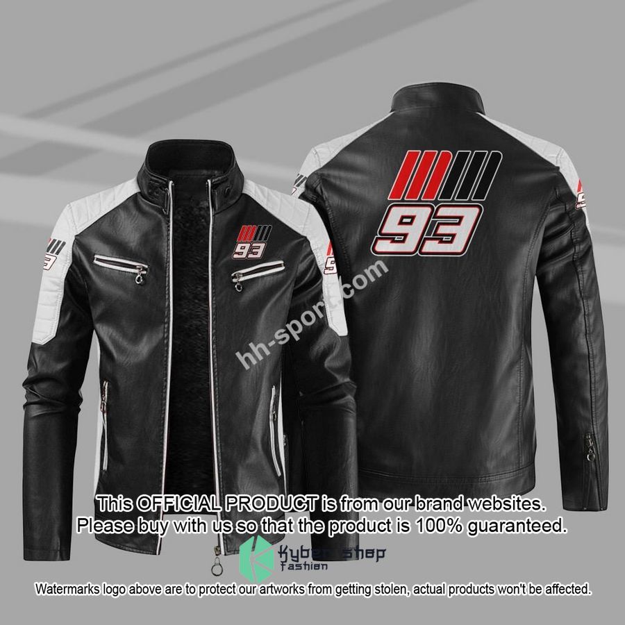 Marc Marquez 93 MotoGP Motor Leather Jacket