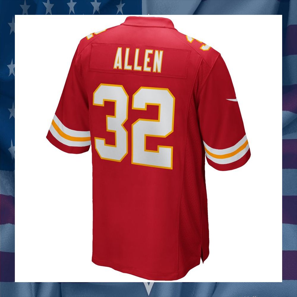 Marcus Allen Kansas City Chiefs Football Retired Red Football Jersey 8 Marcus Allen Kansas City Chiefs Football Retired Red Football Jersey word2