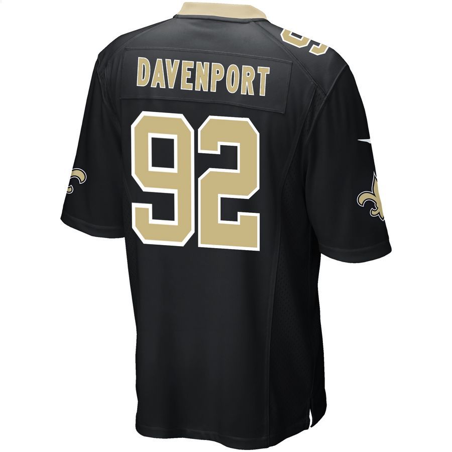 Marcus Davenport New Orleans Saints Black Football Jersey 3 Marcus Davenport New Orleans Saints Black Football Jersey word2