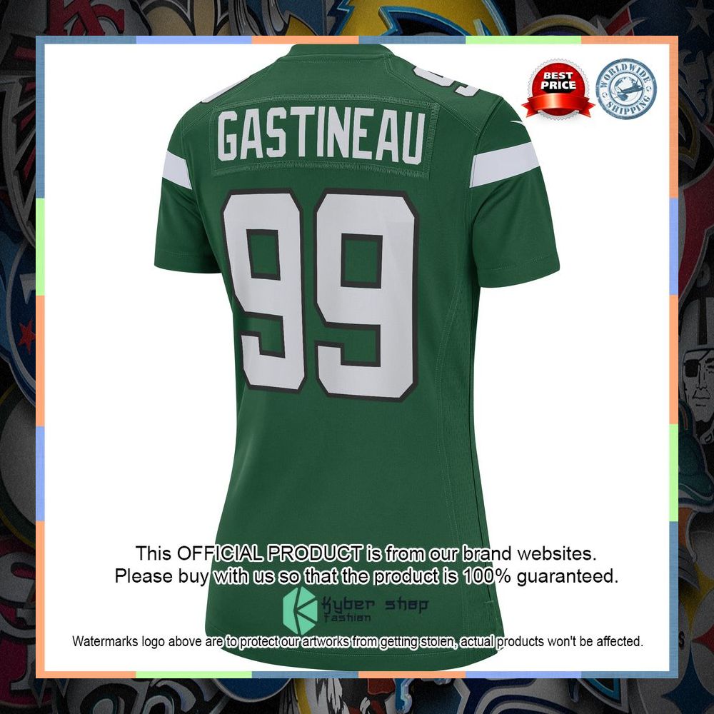 Mark Gastineau New York Jets Women's Football Retired Gotham Green Football Jersey 8 Mark Gastineau New York Jets Women's Football Retired Gotham Green Football Jersey word2