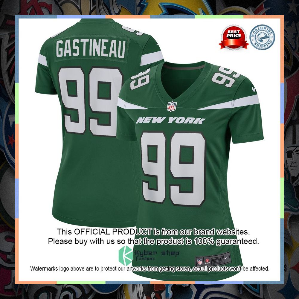 Mark Gastineau New York Jets Women's Football Retired Gotham Green Football Jersey 9 Mark Gastineau New York Jets Women's Football Retired Gotham Green Football Jersey word2