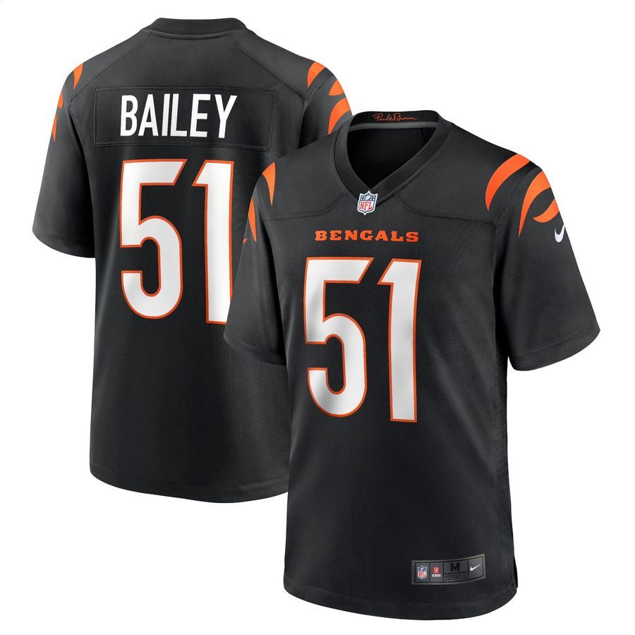 Markus Bailey Cincinnati Bengals Black Football Jersey