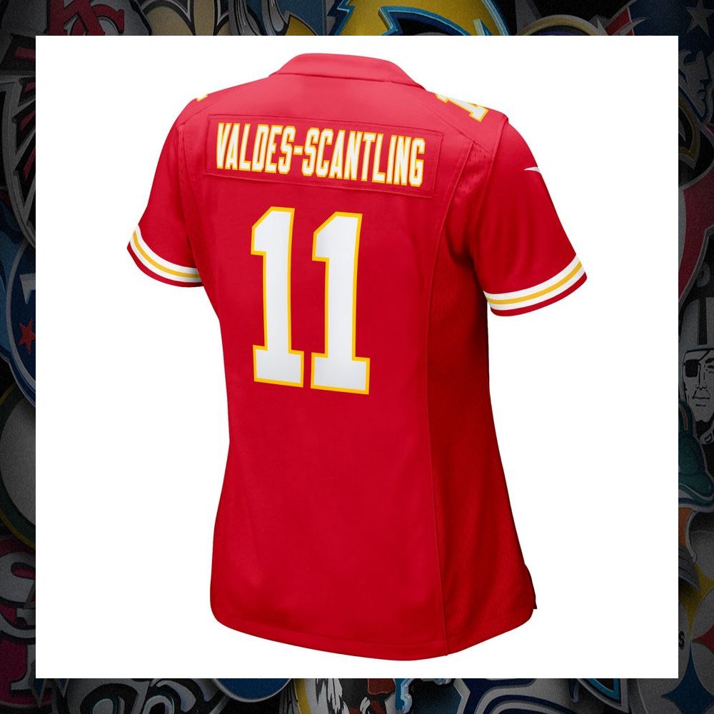 Marquez Valdes-Scantling Kansas City Chiefs Red Football Jersey 7 Marquez Valdes-Scantling Kansas City Chiefs Red Football Jersey word1