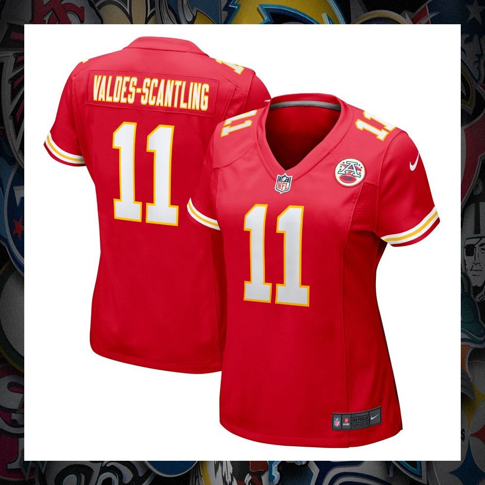 Marquez Valdes-Scantling Kansas City Chiefs Red Football Jersey 8 Marquez Valdes-Scantling Kansas City Chiefs Red Football Jersey word1