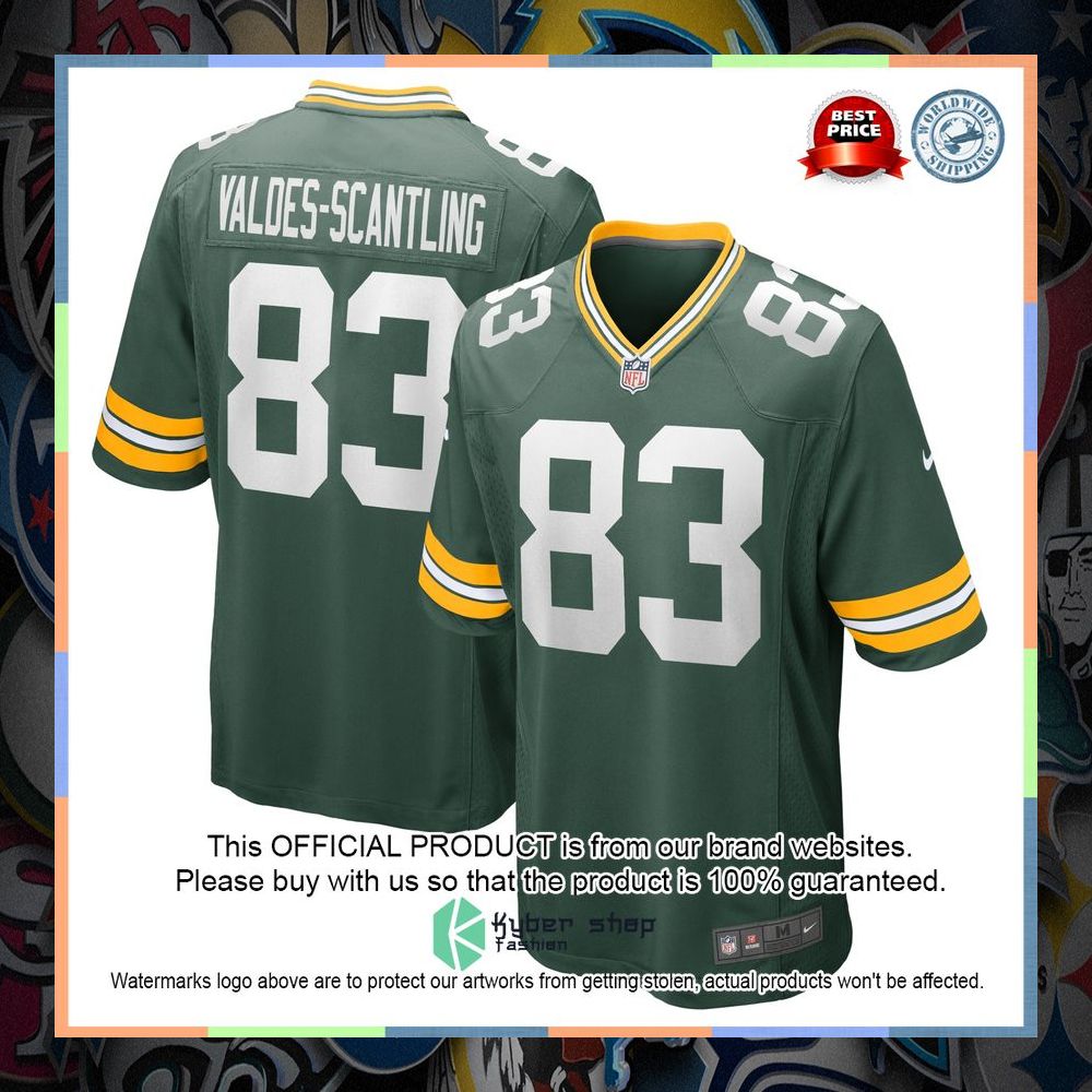 Marquez ValdesScantling Green Bay Packers Football Team Green Football Jersey 5 Marquez ValdesScantling Green Bay Packers Football Team Green Football Jersey word2